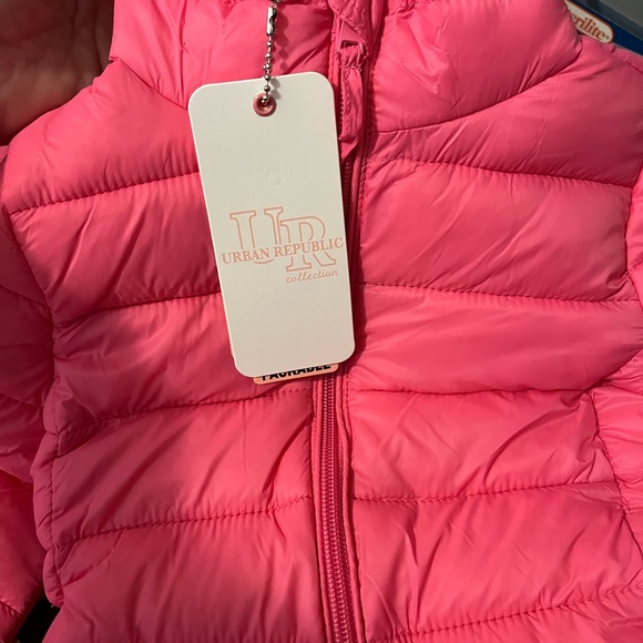 Urban Republic pink puffer jacket 18M - Picture 1 of 2